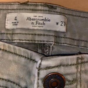 Abercrombie Army green shorts